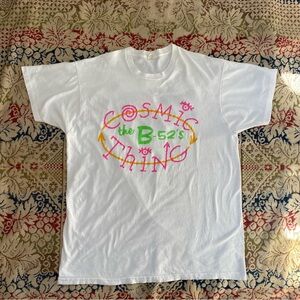 Vintage B-52’s Cosmic Thing Tour T-shirt 1989 Screen Stars Single Stitch Rare!